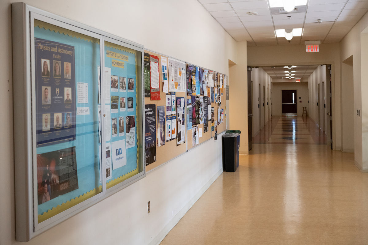 UNC-Greensboro's physics dept